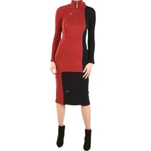A-COLD-WALL* Ribbed Bodycon Midi Dress